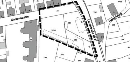 Bauleitplanung der Stadt Hemsbach: Bebauungsplan Nr. 71 „Gartenstraße – B 3“ mit Erhaltungssatzung und Satzung zu örtlichen Bauvorschriften