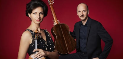 Knisternd-leidenschaftliche „Tangos & Canciones“: Duo Orsan & Kreusch in der Ehemaligen Synagoge