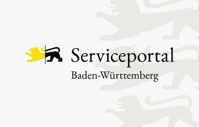 Logo des Landes Baden Württemberg gelb-schwarzer Löwe